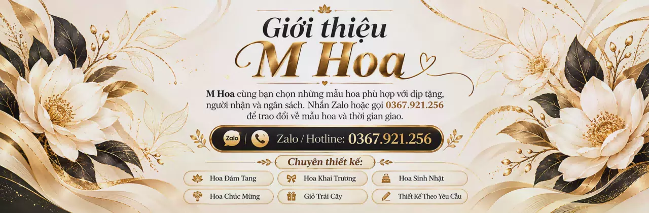 Ảnh bìa Shop hoa tươi Xã Vĩnh Điều An Giang - Một món hoa, nhiều điều muốn nói